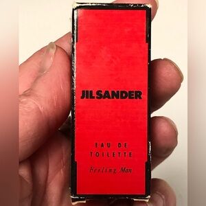 Jil Sander Eau de Toilette “Feeling Man” Made in France 5ml Minature Collection